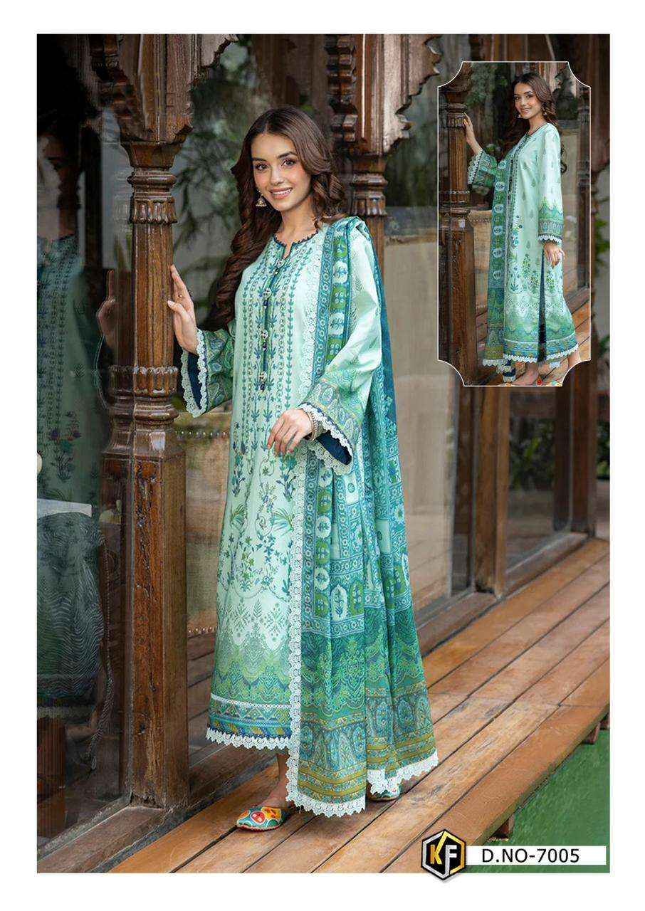 KEVAL FAB GULNAAZ VOL 7 COTTON DIGITAL PRINT PAKISTANI SUIT ( 6 PCS CATALOG )