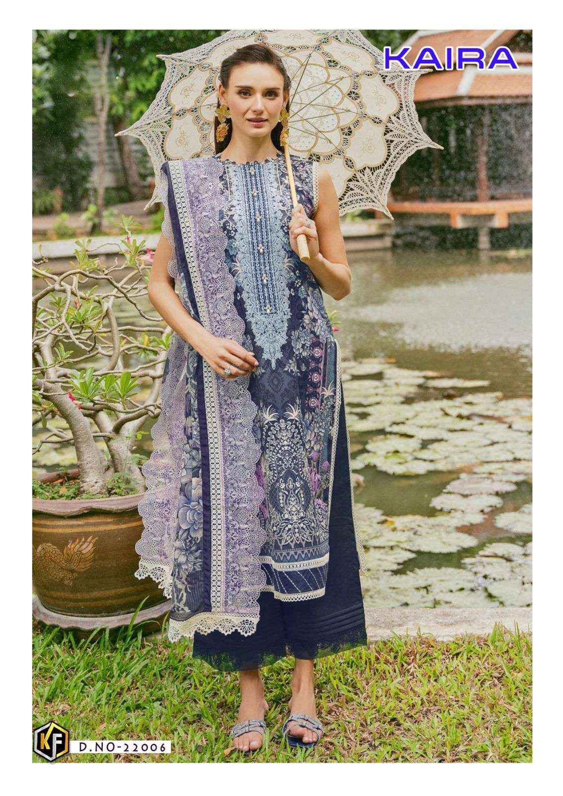 KEVAL FAB KAIRA VOL-22 LAWN COTTON SALWAR KAMEEZ ( 6 PCS CATALOG )