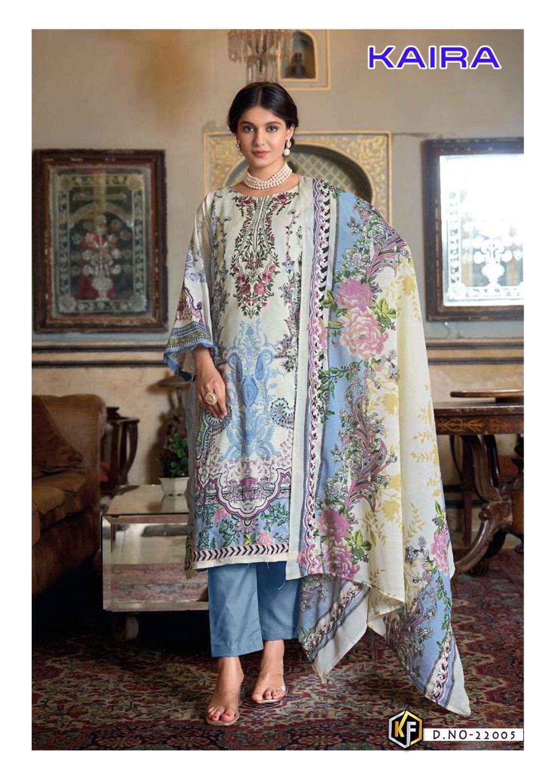 KEVAL FAB KAIRA VOL-22 LAWN COTTON SALWAR KAMEEZ ( 6 PCS CATALOG )