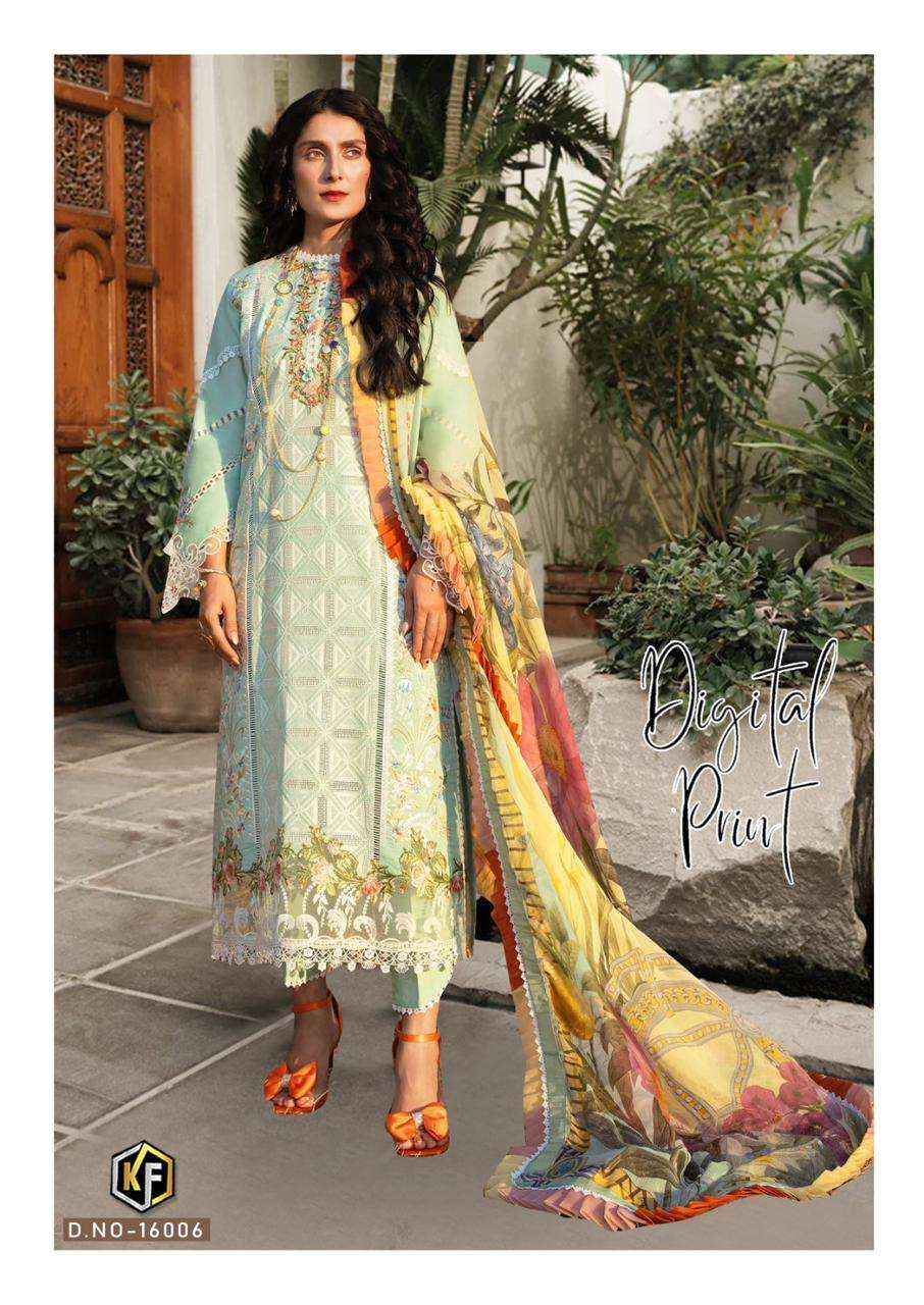 KEVAL FAB SOBIA NAZIR VOL 16 WHOLESALE COTTON SALWAR KAMEEZ ( 6 PCS CATALOG )