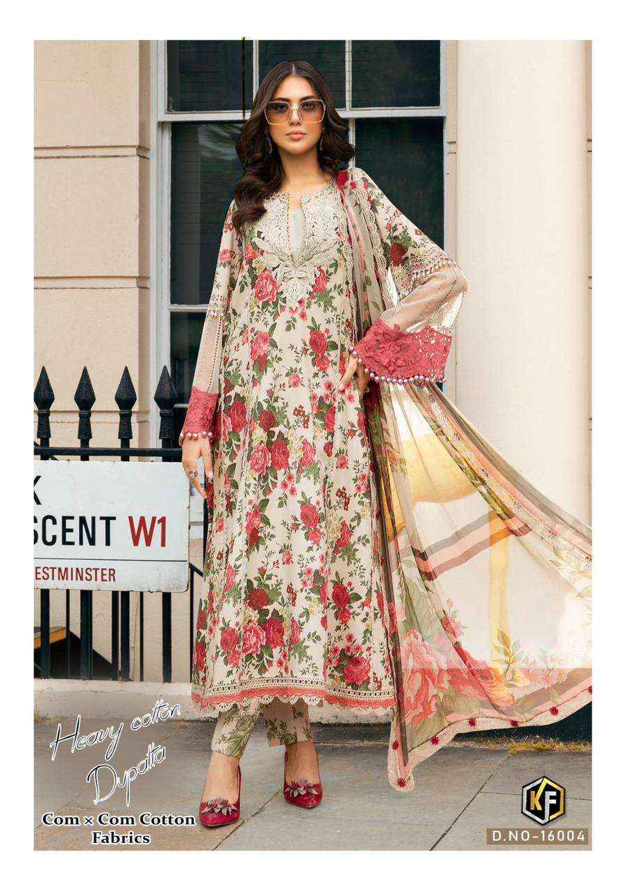 KEVAL FAB SOBIA NAZIR VOL 16 WHOLESALE COTTON SALWAR KAMEEZ ( 6 PCS CATALOG )