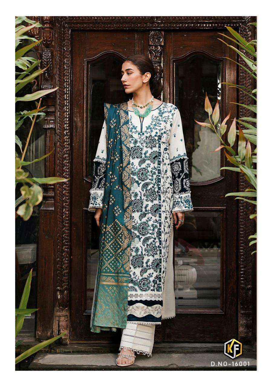 KEVAL FAB SOBIA NAZIR VOL 16 WHOLESALE COTTON SALWAR KAMEEZ ( 6 PCS CATALOG )