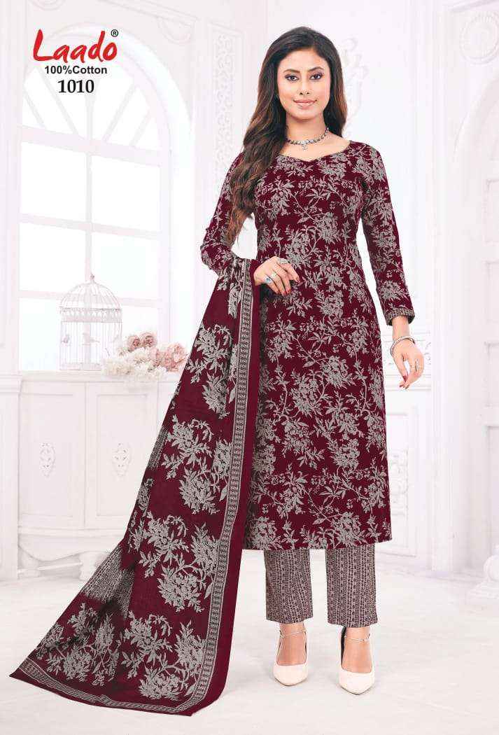 LAADO PRINCESS VOL 1 COTTON SALWAR KAMEEZ ONLINE SHOPPING ( 10 PCS CATALOG )