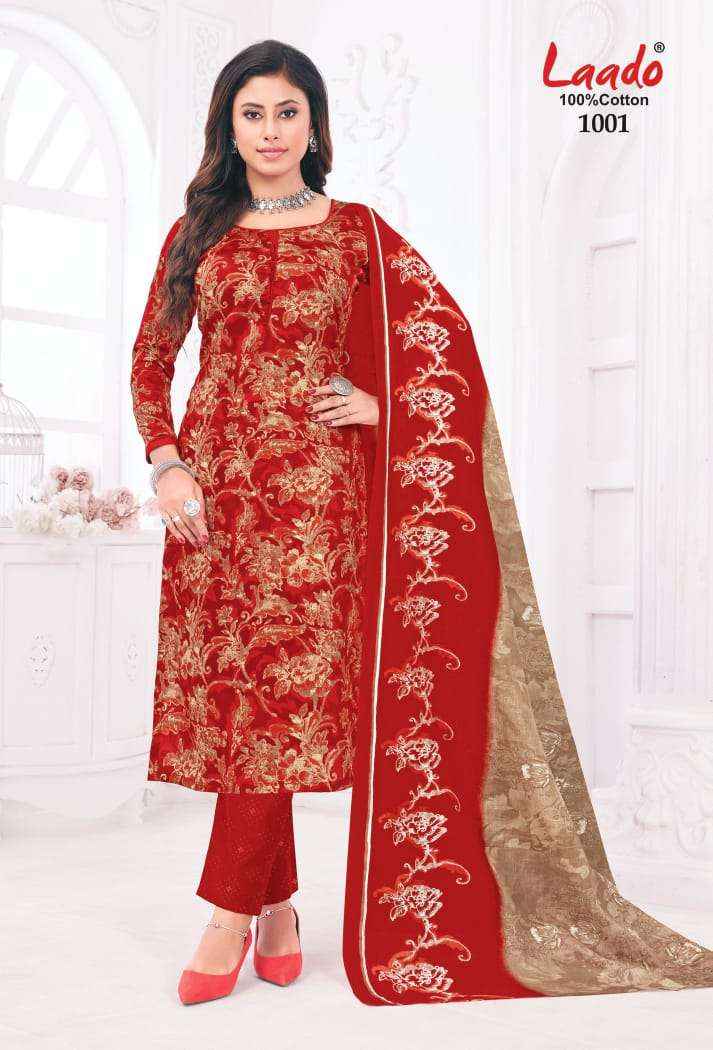 LAADO PRINCESS VOL 1 COTTON SALWAR KAMEEZ ONLINE SHOPPING ( 10 PCS CATALOG )