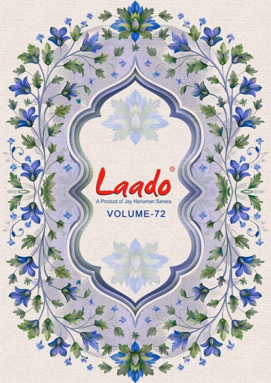 LAADO VOL 72 WHOLESALE COTTON PRINTED DRESS MATERIAL ( 10 PCS CATALOG )