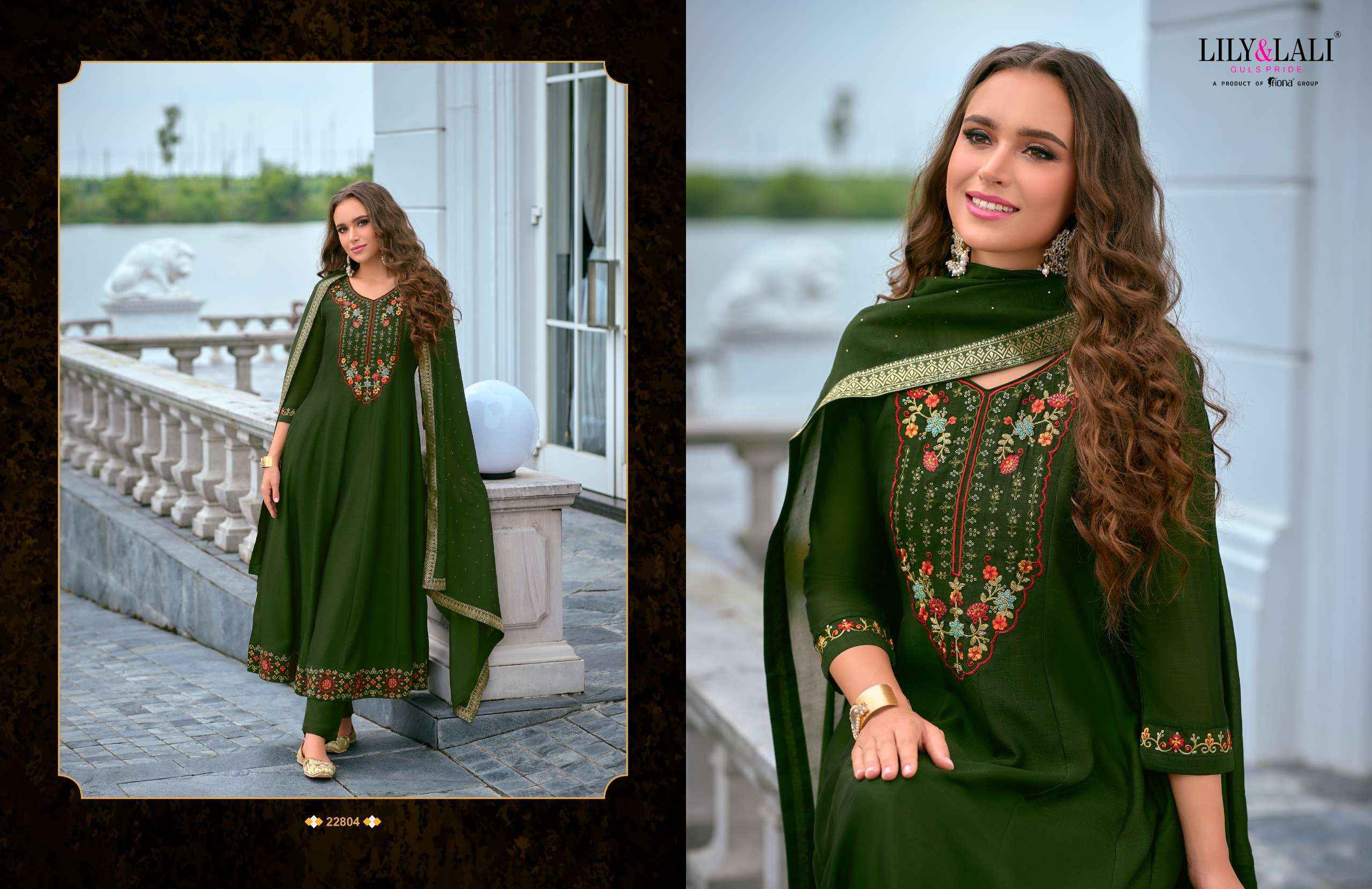 LILY AND LALI BIBBOJAAN VOL 2 ANARKALI KURTI AT WHOLESALE PRICE ( 6 PCS CATALOG )