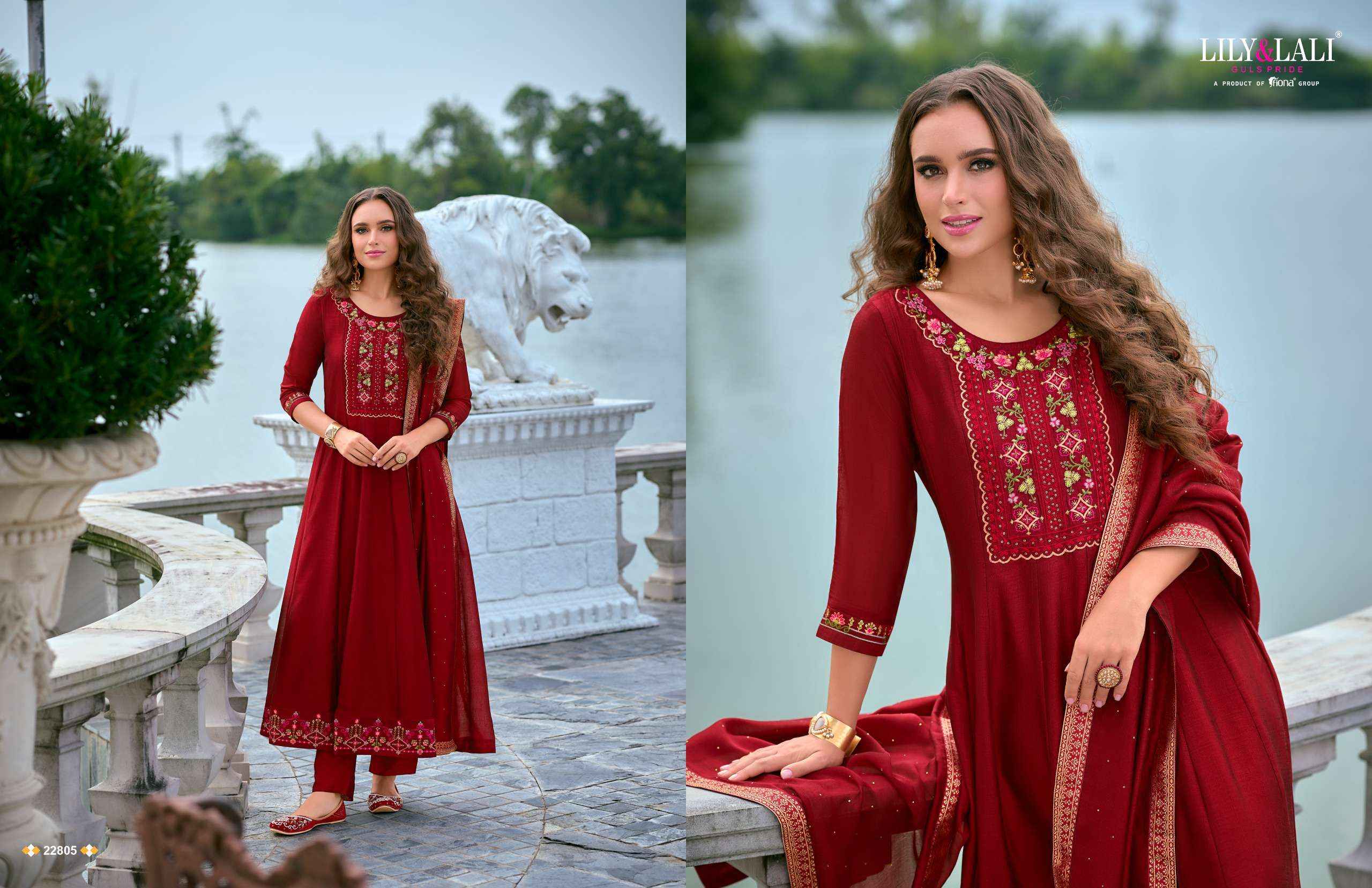 LILY AND LALI BIBBOJAAN VOL 2 ANARKALI KURTI AT WHOLESALE PRICE ( 6 PCS CATALOG )