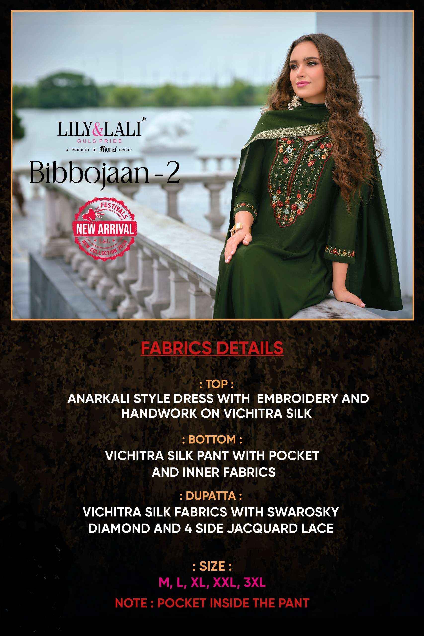 LILY AND LALI BIBBOJAAN VOL 2 ANARKALI KURTI AT WHOLESALE PRICE ( 6 PCS CATALOG )