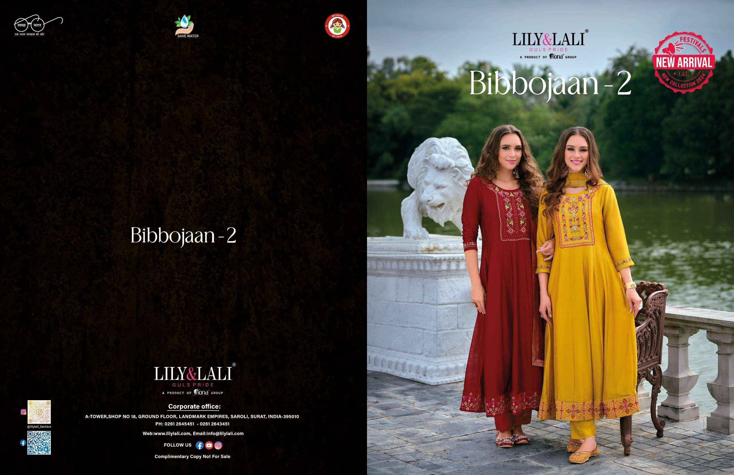 LILY AND LALI BIBBOJAAN VOL 2 ANARKALI KURTI AT WHOLESALE PRICE ( 6 PCS CATALOG )