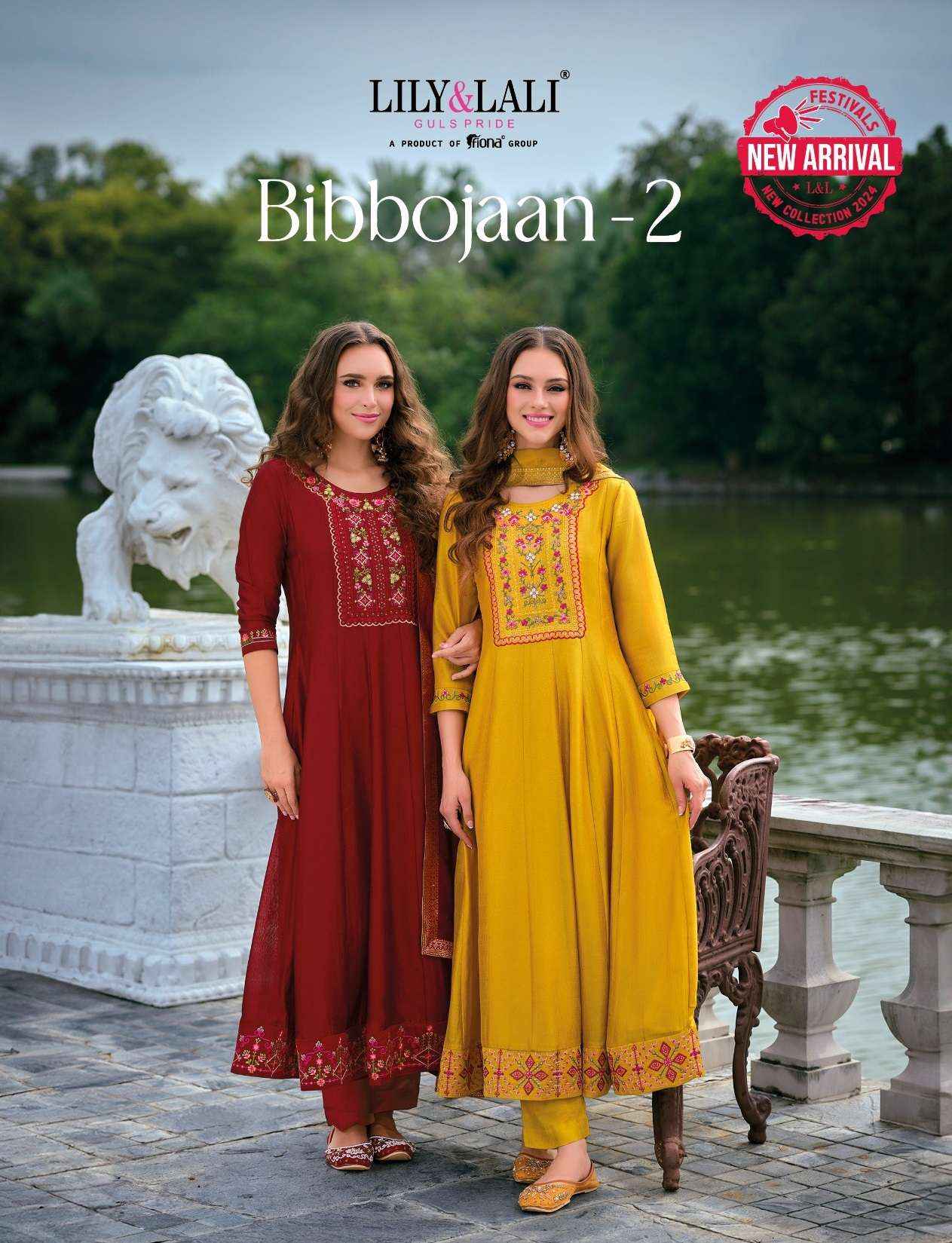 LILY AND LALI BIBBOJAAN VOL 2 ANARKALI KURTI AT WHOLESALE PRICE ( 6 PCS CATALOG )