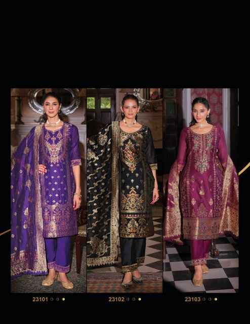 Lily & Lali Banarasi Wholesale Silk Kurti Combo 6 pcs Catalogue
