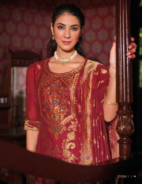 Lily & Lali Banarasi Wholesale Silk Kurti Combo 6 pcs Catalogue