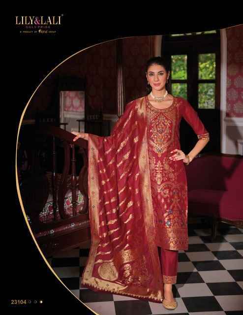 Lily & Lali Banarasi Wholesale Silk Kurti Combo 6 pcs Catalogue