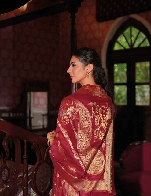 Lily & Lali Banarasi Wholesale Silk Kurti Combo 6 pcs Catalogue