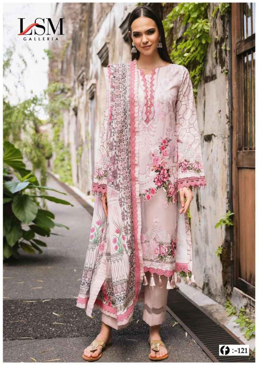 LSM Galleria Firdous Queen Lawn Vol 12 Lawn Cotton Dress Material 6 pcs Catalogue