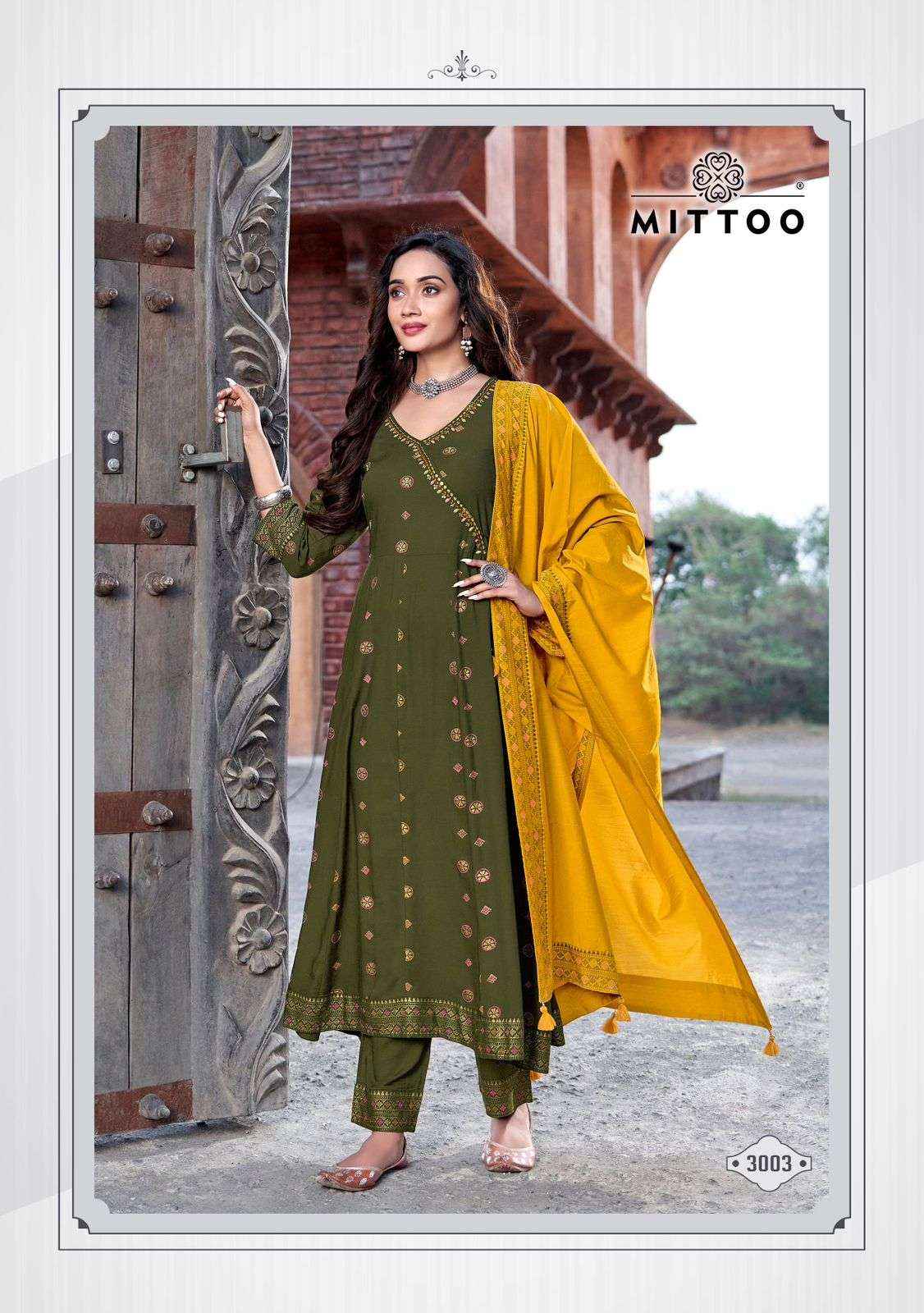 MITTOO NAFIZA ANGRAKHA DESIGNER READYMADE GOWN COLLECTION ( 6 PCS CATALOG )