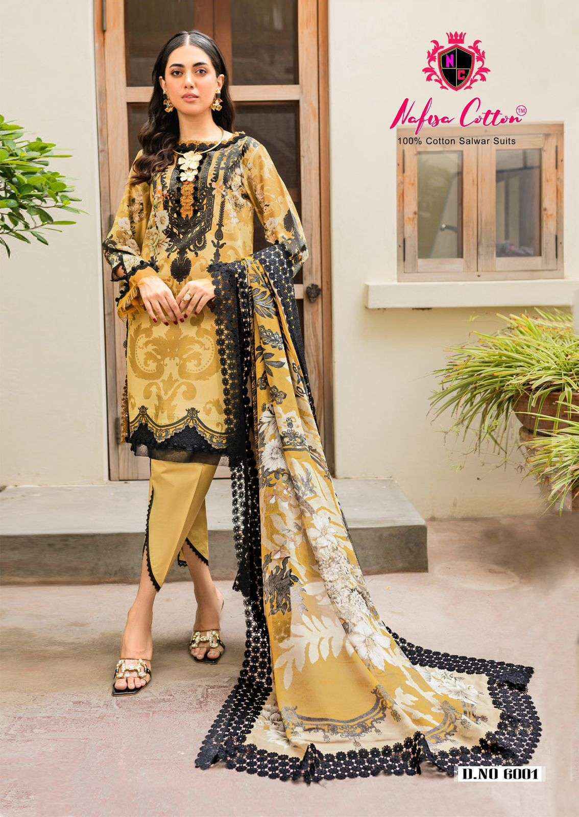 NAFISA COTTON ANDAAZ KARACHI SUITS VOL 6 COTTON DIGITAL KARACHI PRINT SUIT ( 6 PCS CATALOG )