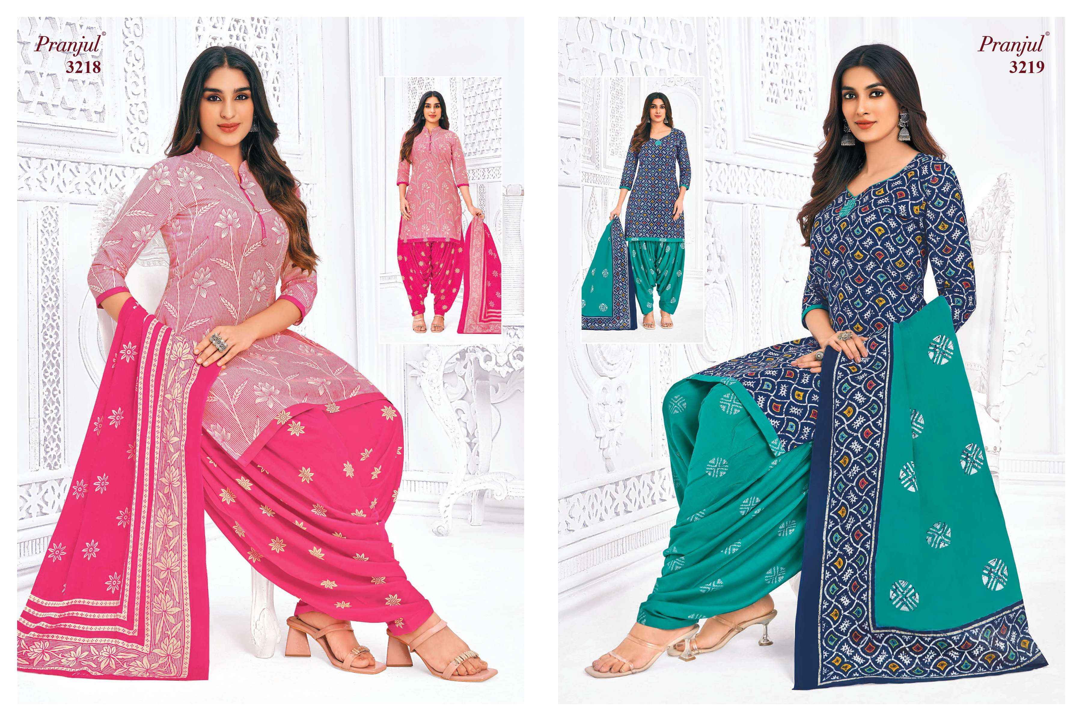 PRANJUL FASHION PRIYANSHI VOL 32 COTTON PATIYALA SALWAR SUIT ( 36 PCS CATALOG )