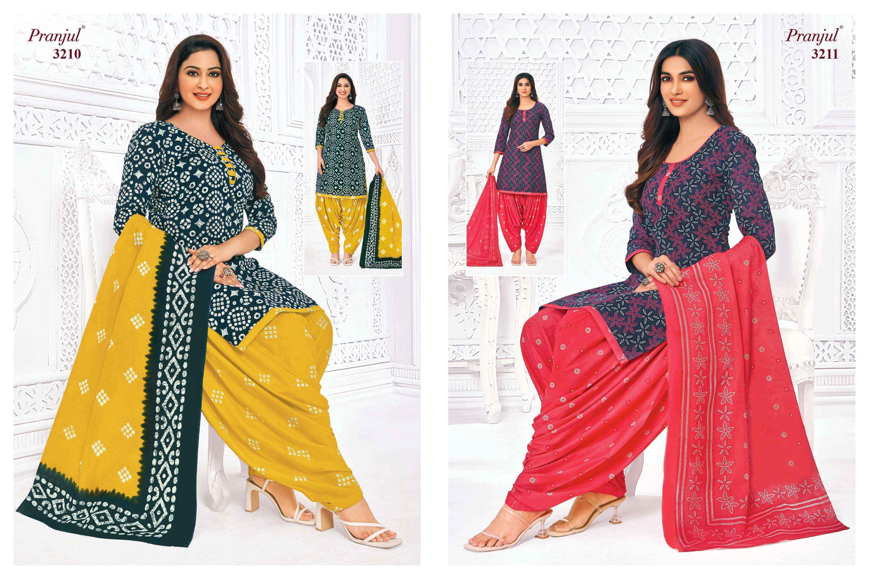 PRANJUL FASHION PRIYANSHI VOL 32 COTTON PATIYALA SALWAR SUIT ( 36 PCS CATALOG )