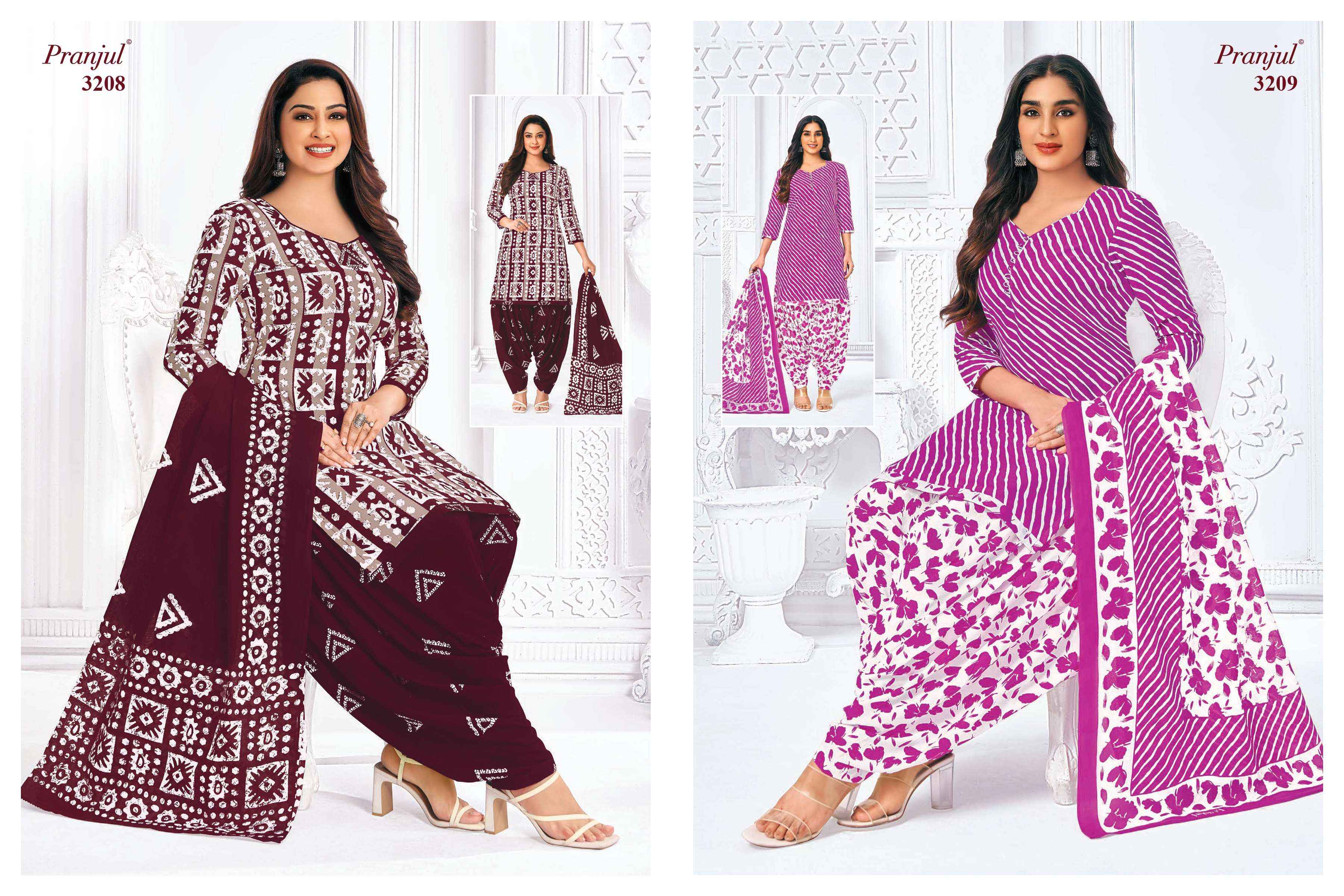 PRANJUL FASHION PRIYANSHI VOL 32 COTTON PATIYALA SALWAR SUIT ( 36 PCS CATALOG )