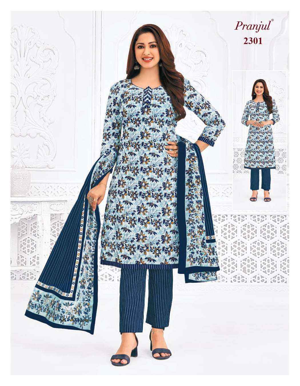 PRANJUL PRIYANKA VOL 23 COTTON JAIPURI PRINT DRESS MATERIAL ( 36 PCS CATALOG )