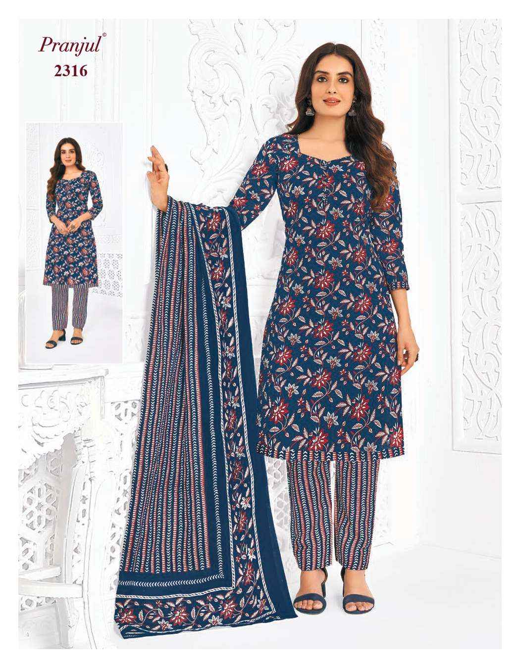 PRANJUL PRIYANKA VOL 23 COTTON JAIPURI PRINT DRESS MATERIAL ( 36 PCS CATALOG )