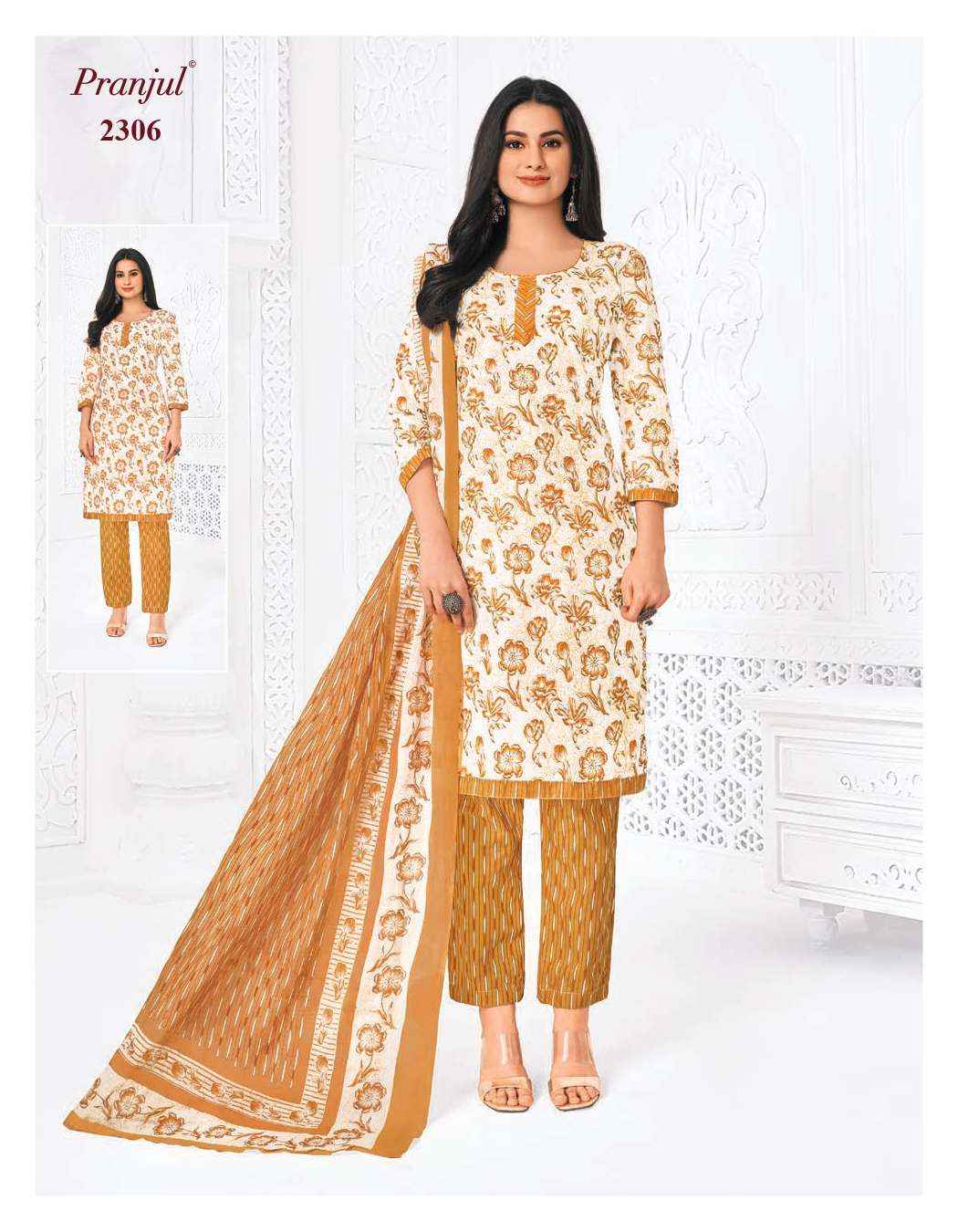 PRANJUL PRIYANKA VOL 23 COTTON JAIPURI PRINT DRESS MATERIAL ( 36 PCS CATALOG )