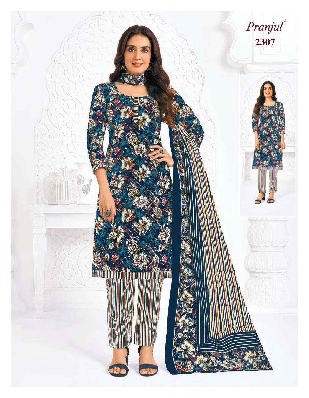 PRANJUL PRIYANKA VOL 23 COTTON JAIPURI PRINT DRESS MATERIAL ( 36 PCS CATALOG )