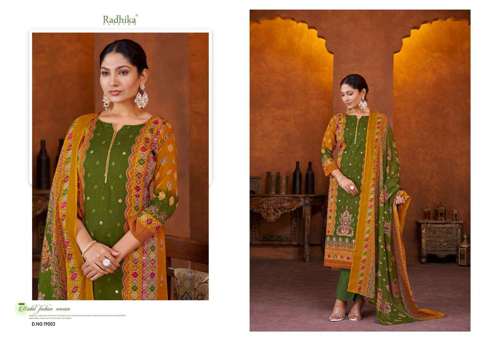 RADHIKA FASHION AZARA MALIKA LAWN COTTON SALWAR KAMEEZ ( 4 PCS CATALOG )