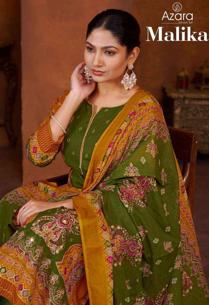 RADHIKA FASHION AZARA MALIKA LAWN COTTON SALWAR KAMEEZ ( 4 PCS CATALOG )