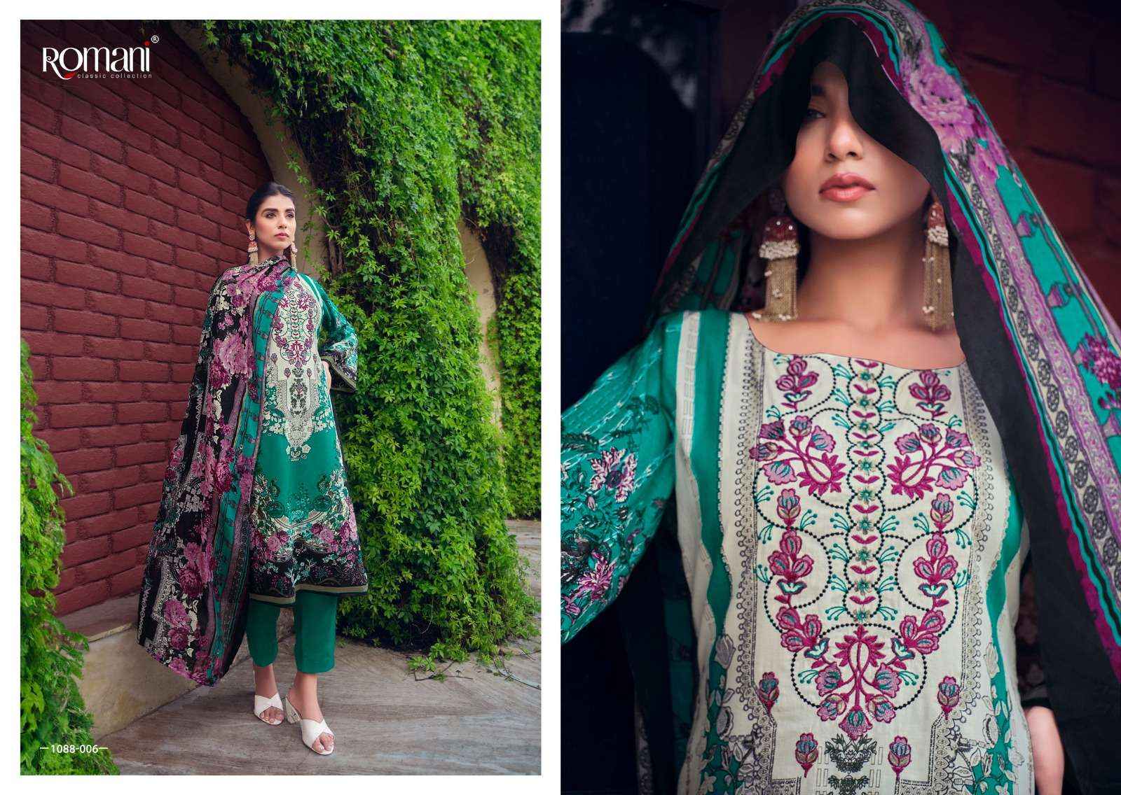 ROMANI AARZU VOL 5 COTTON PAKISTANI SALWAR KAMEEZ ( 8 PCS CATALOG )