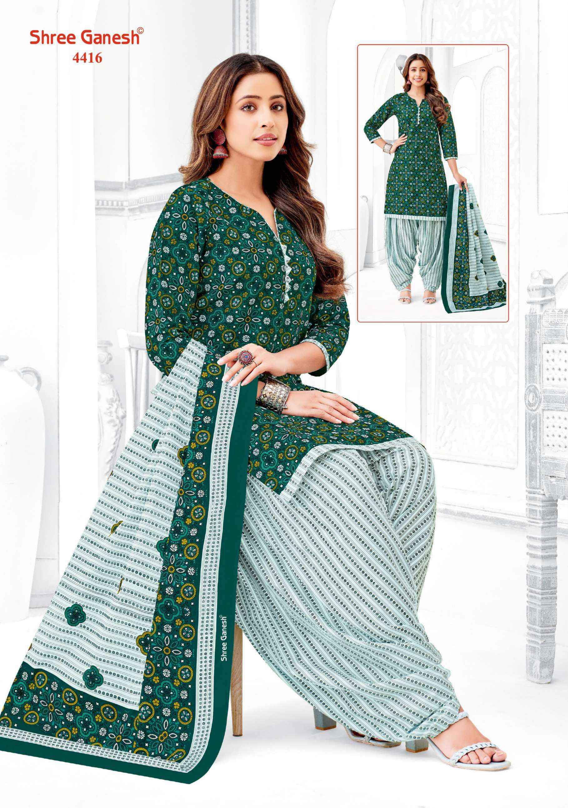 SHREE GANESH HANSIKA VOL 24 COTTON PRINT SALWAR SUIT WHOLESALE PRICE ( 36 PCS CATALOG )