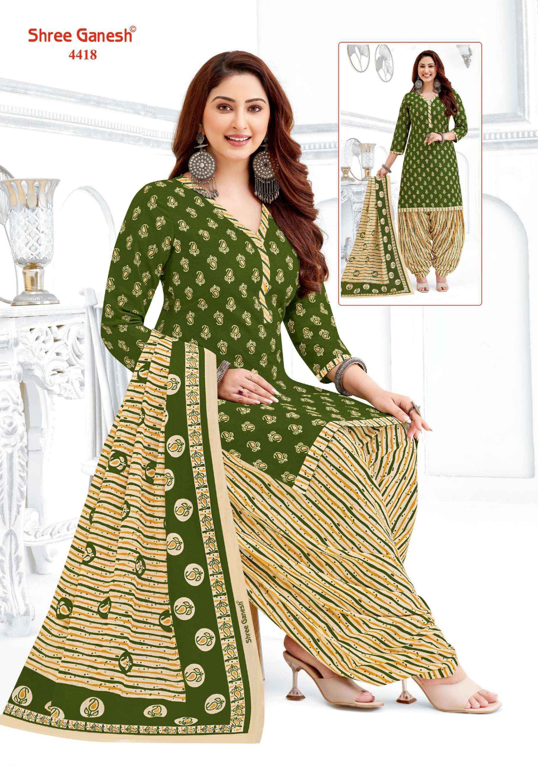 SHREE GANESH HANSIKA VOL 24 COTTON PRINT SALWAR SUIT WHOLESALE PRICE ( 36 PCS CATALOG )