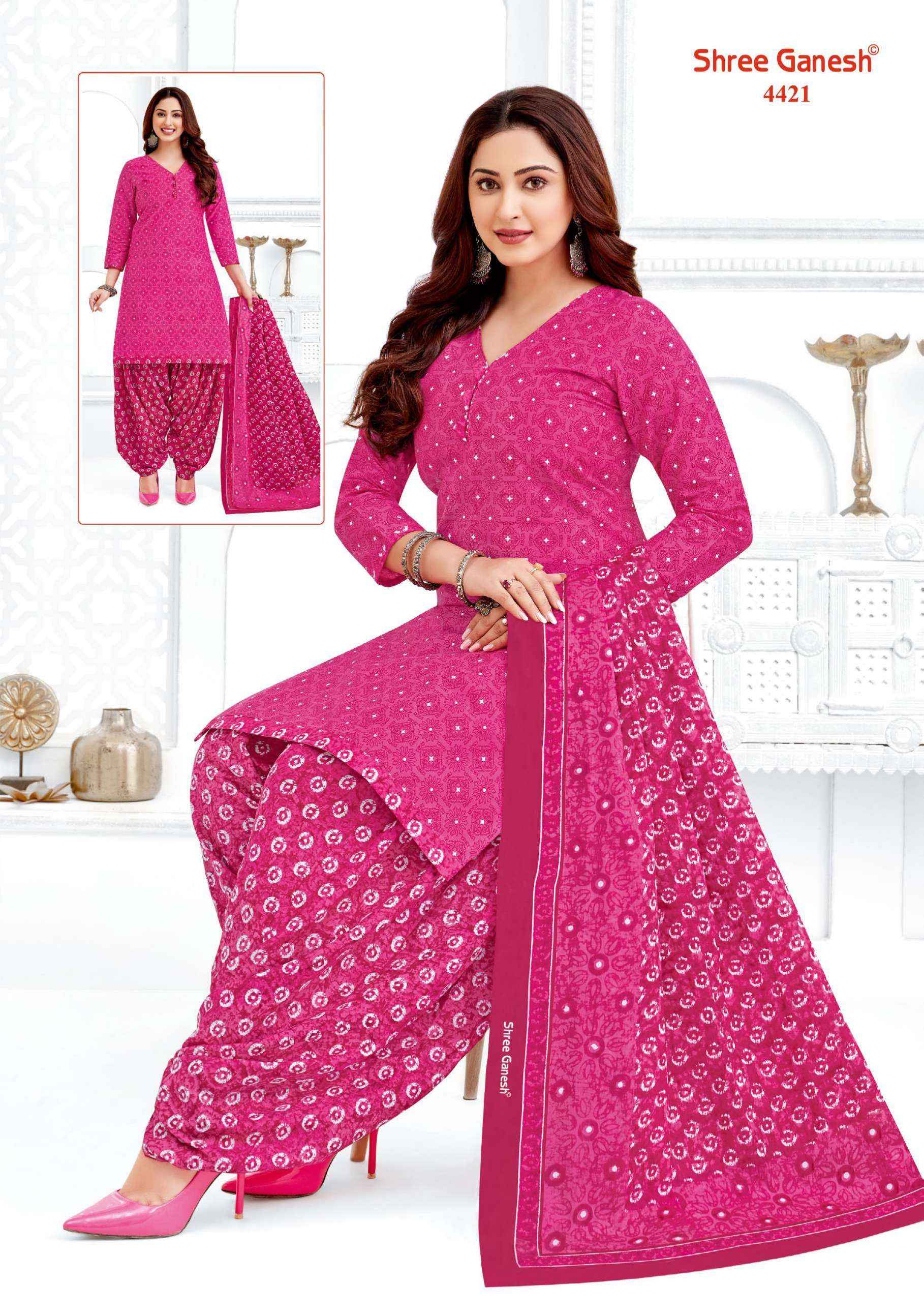 SHREE GANESH HANSIKA VOL 24 COTTON PRINT SALWAR SUIT WHOLESALE PRICE ( 36 PCS CATALOG )