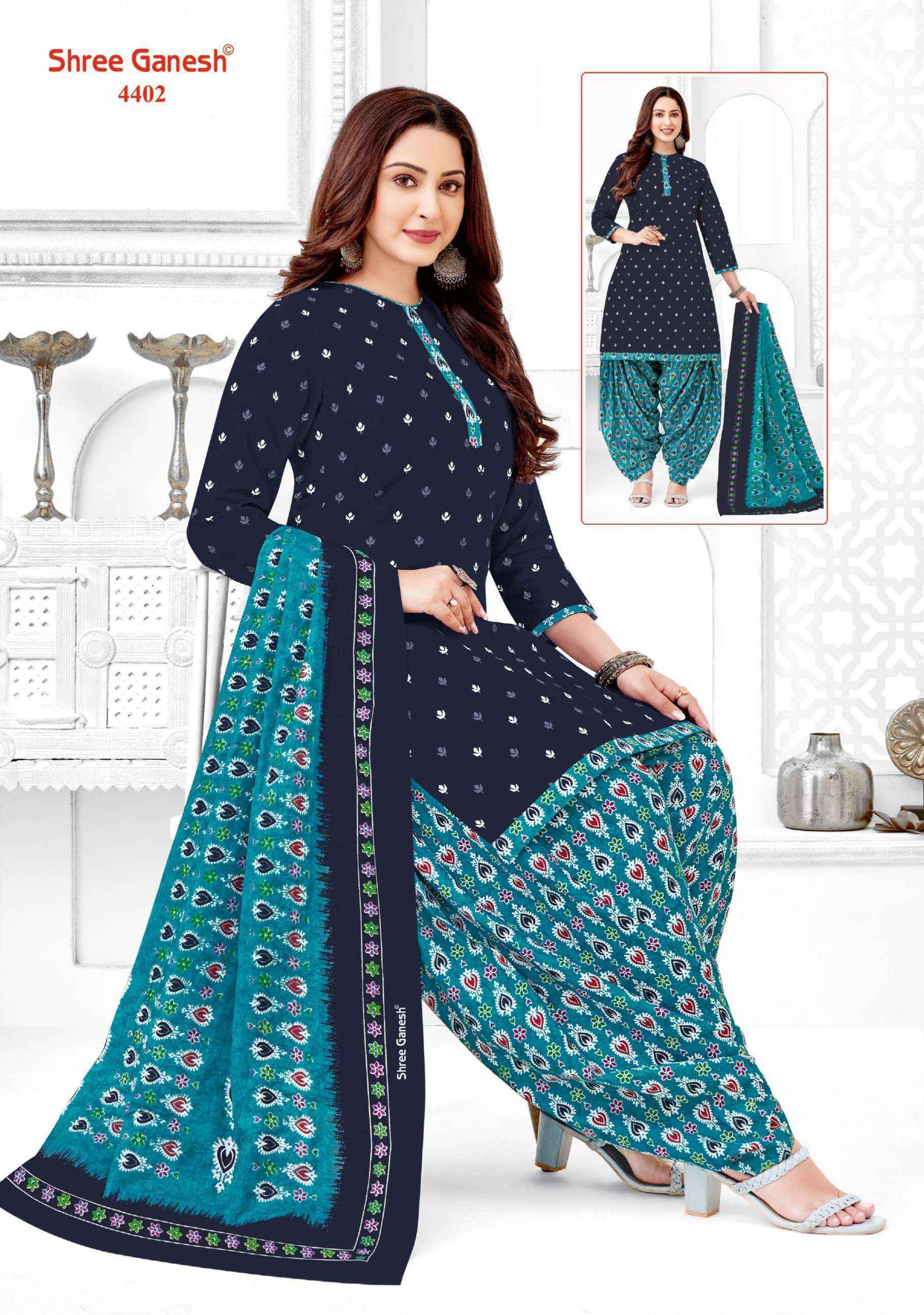 SHREE GANESH HANSIKA VOL 24 COTTON PRINT SALWAR SUIT WHOLESALE PRICE ( 36 PCS CATALOG )