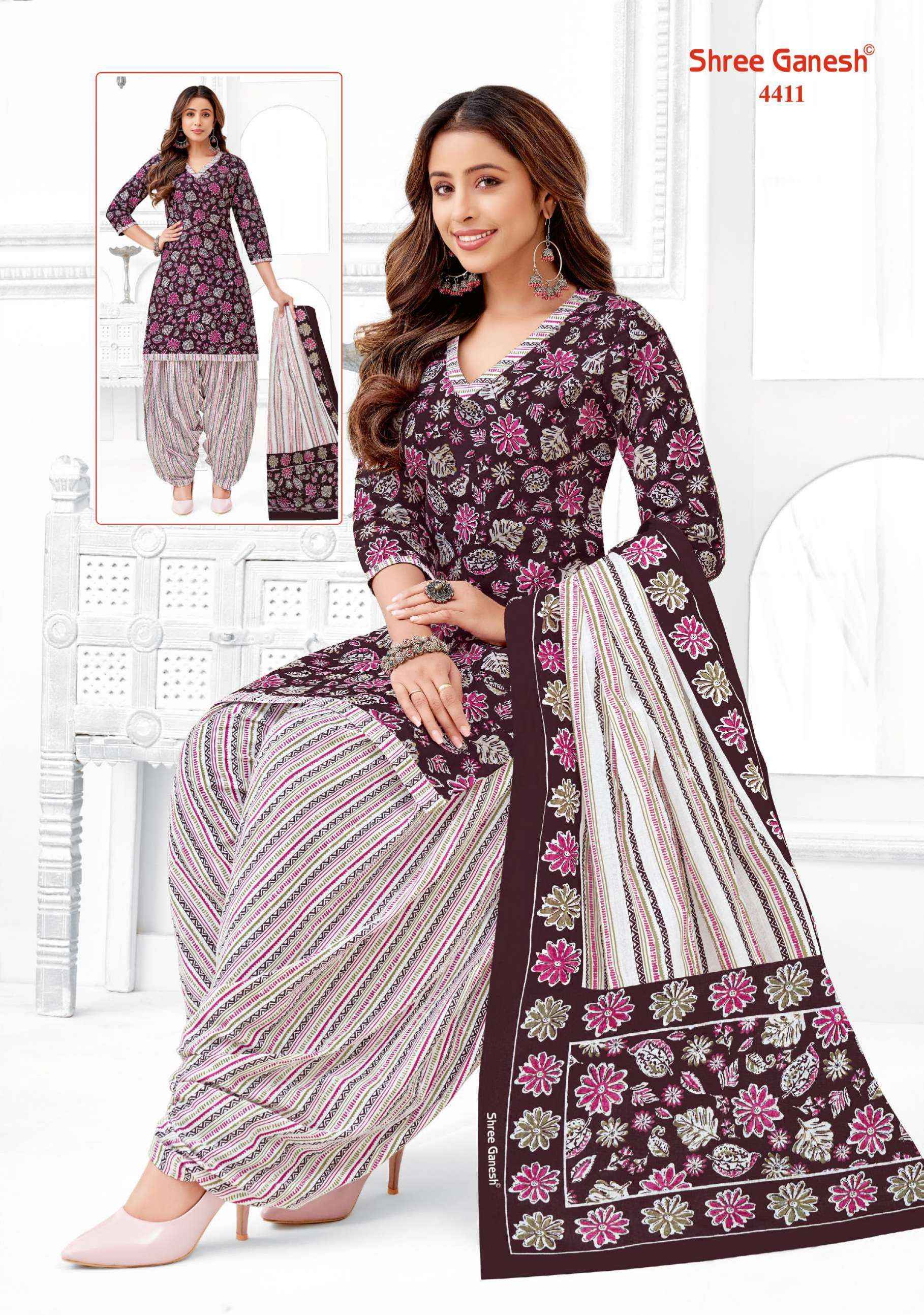 SHREE GANESH HANSIKA VOL 24 COTTON PRINT SALWAR SUIT WHOLESALE PRICE ( 36 PCS CATALOG )