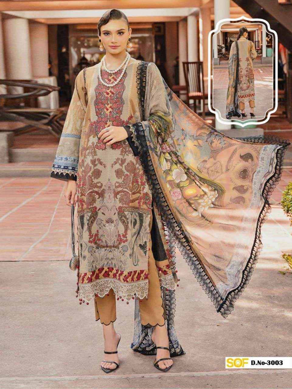 SHREE OM FAB AYRA B RANG RASIYA VOL 3 LAWN COTTON SALWAR KAMEEZ ( 6 PCS CATALOG )