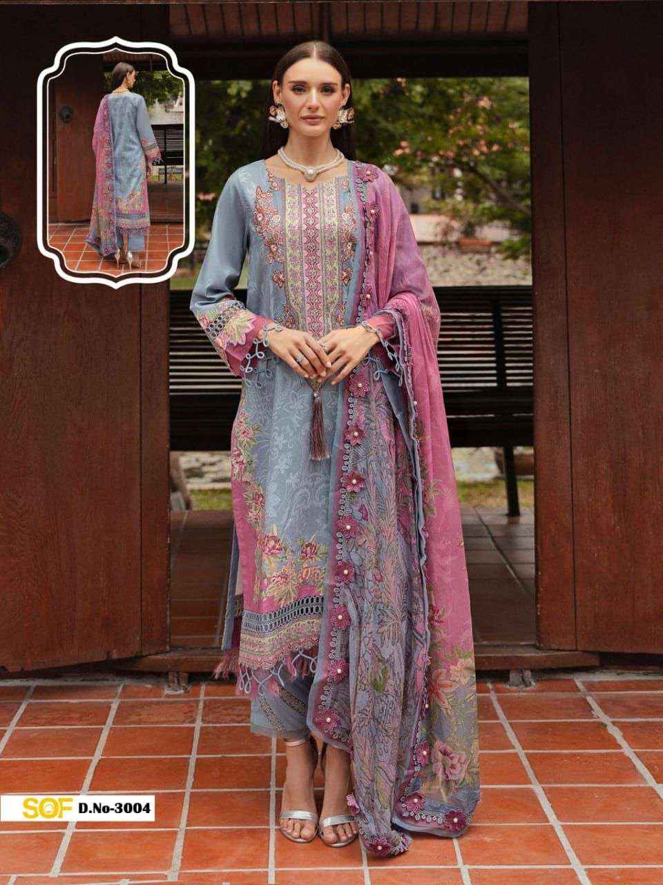 SHREE OM FAB AYRA B RANG RASIYA VOL 3 LAWN COTTON SALWAR KAMEEZ ( 6 PCS CATALOG )