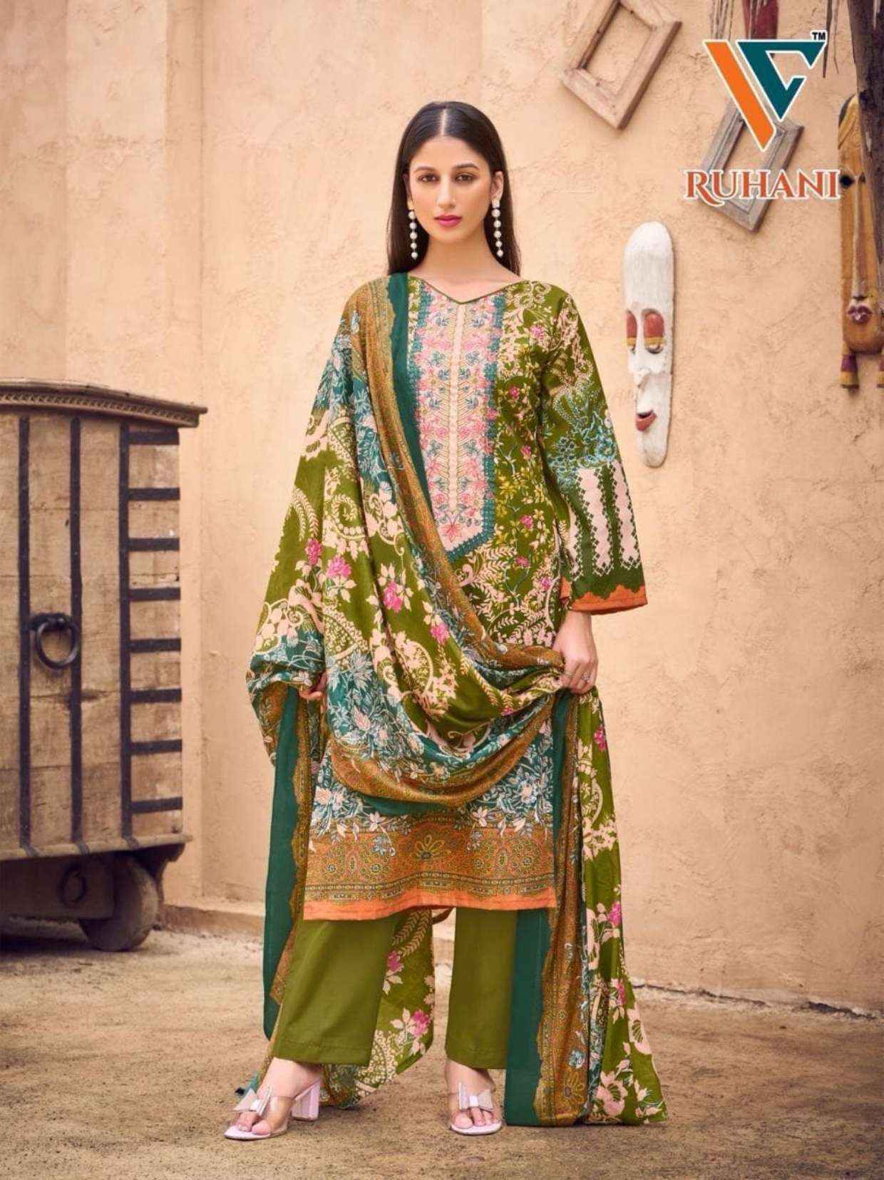 VANDANA‎‎‎ CREATION RUHANI VOL 15 COTTON DIGITAL PRINTS SALWAR SUIT ( 8 PCS CATALOG )