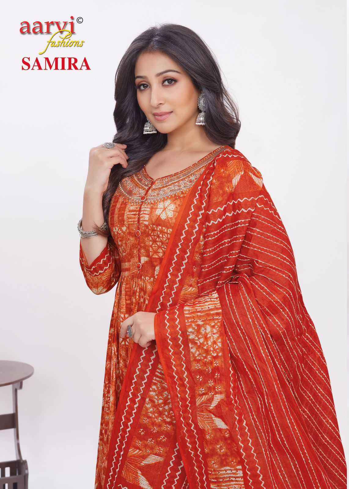 AARVI FASHION SAMIRA VOL 2 FANCY ALIYA CUT READYMADE SUIT ( 8 PCS CATALOG )