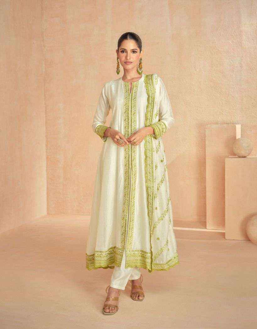 Aashirwad Creation Rubal Readymade Silk Dress 3 pcs Catalogue