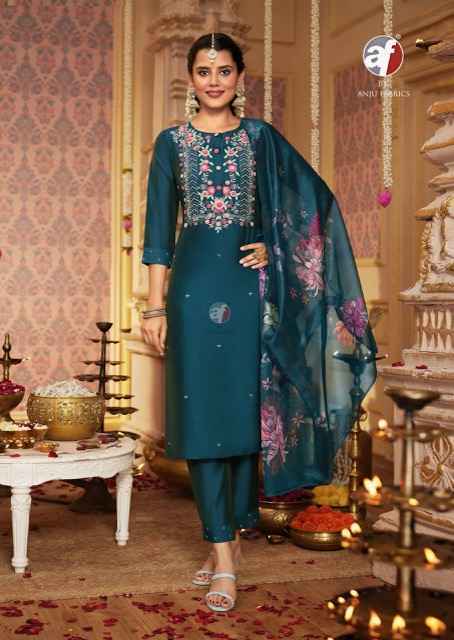 Anju Fabrics Sangeet Vol 6 Readymade Viscose Dress 6 Pc Catalog