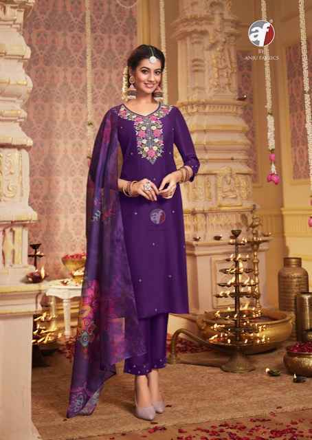 Anju Fabrics Sangeet Vol 6 Readymade Viscose Dress 6 Pc Catalog