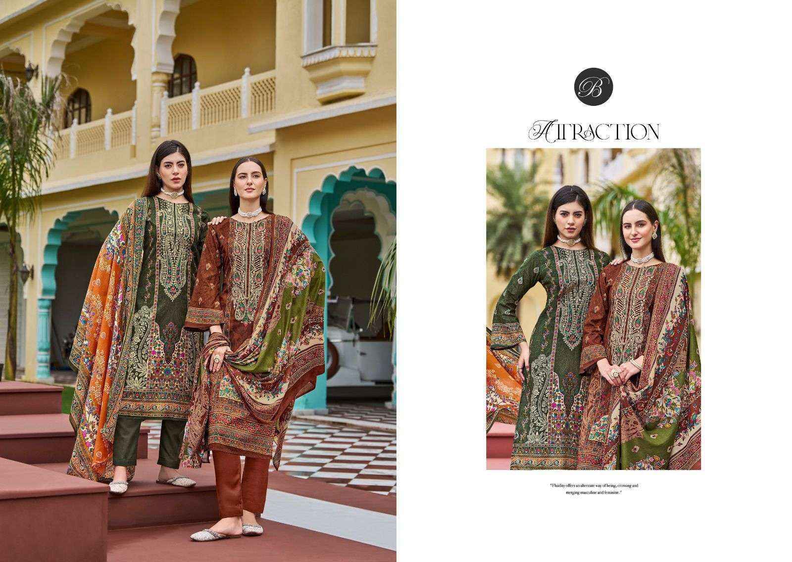 Belliza Designer Naira Vol 81 Pure Cotton Ladies Dress Material ( 8 Pcs Catalog )