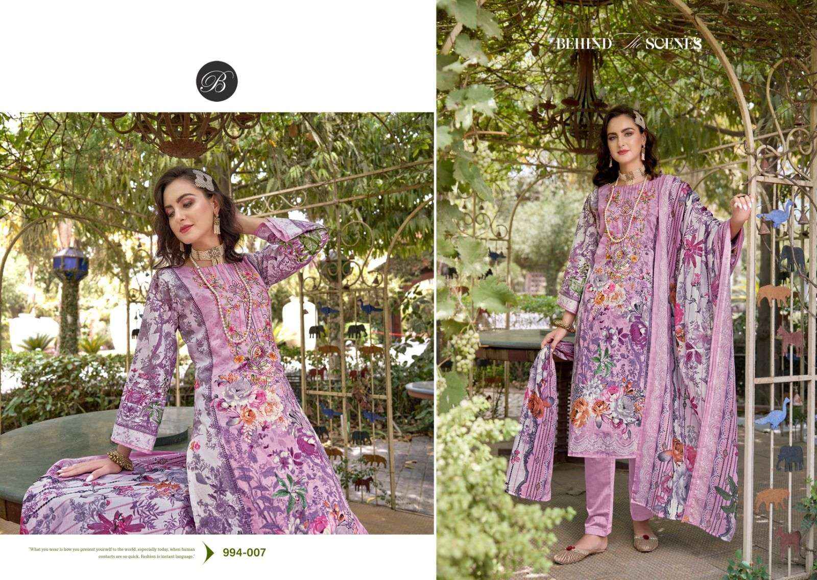 BELLIZA DESIGNER STUDIO NAIRA VOL 80 WHOLESALE COTTON DRESS MATERIAL ( 8 PCS CATALOG )