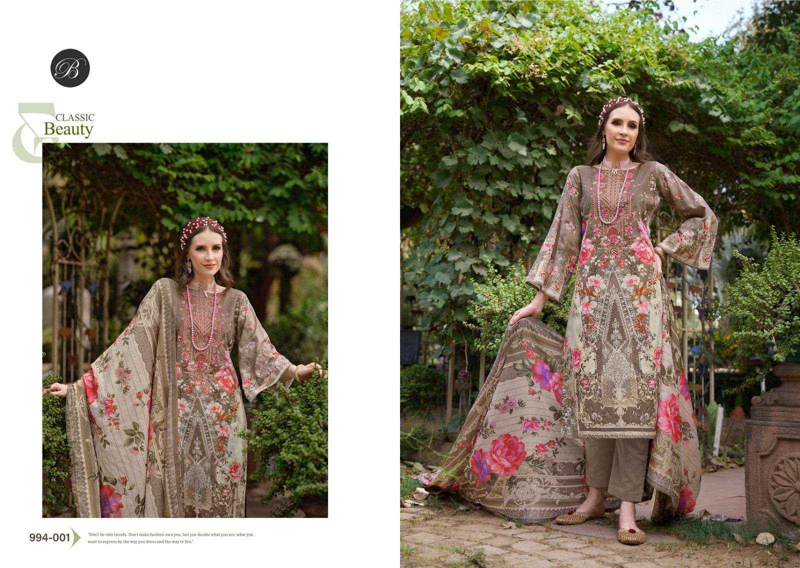 BELLIZA DESIGNER STUDIO NAIRA VOL 80 WHOLESALE COTTON DRESS MATERIAL ( 8 PCS CATALOG )