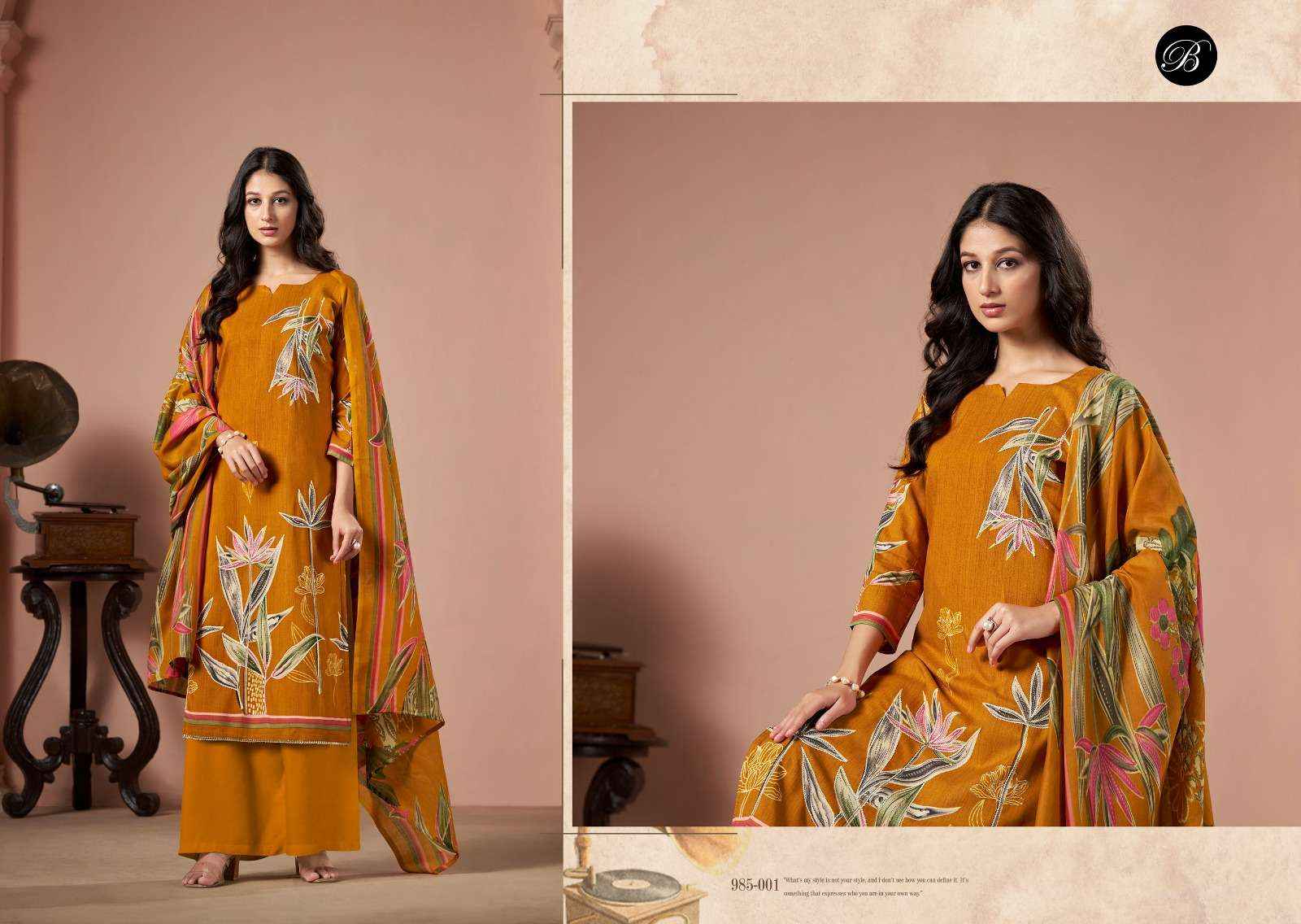 BELLIZA DESIGNER STUDIO SAMAIRA VISCOSE SALWAR KAMEEZ ( 6 PCS CATALOG )