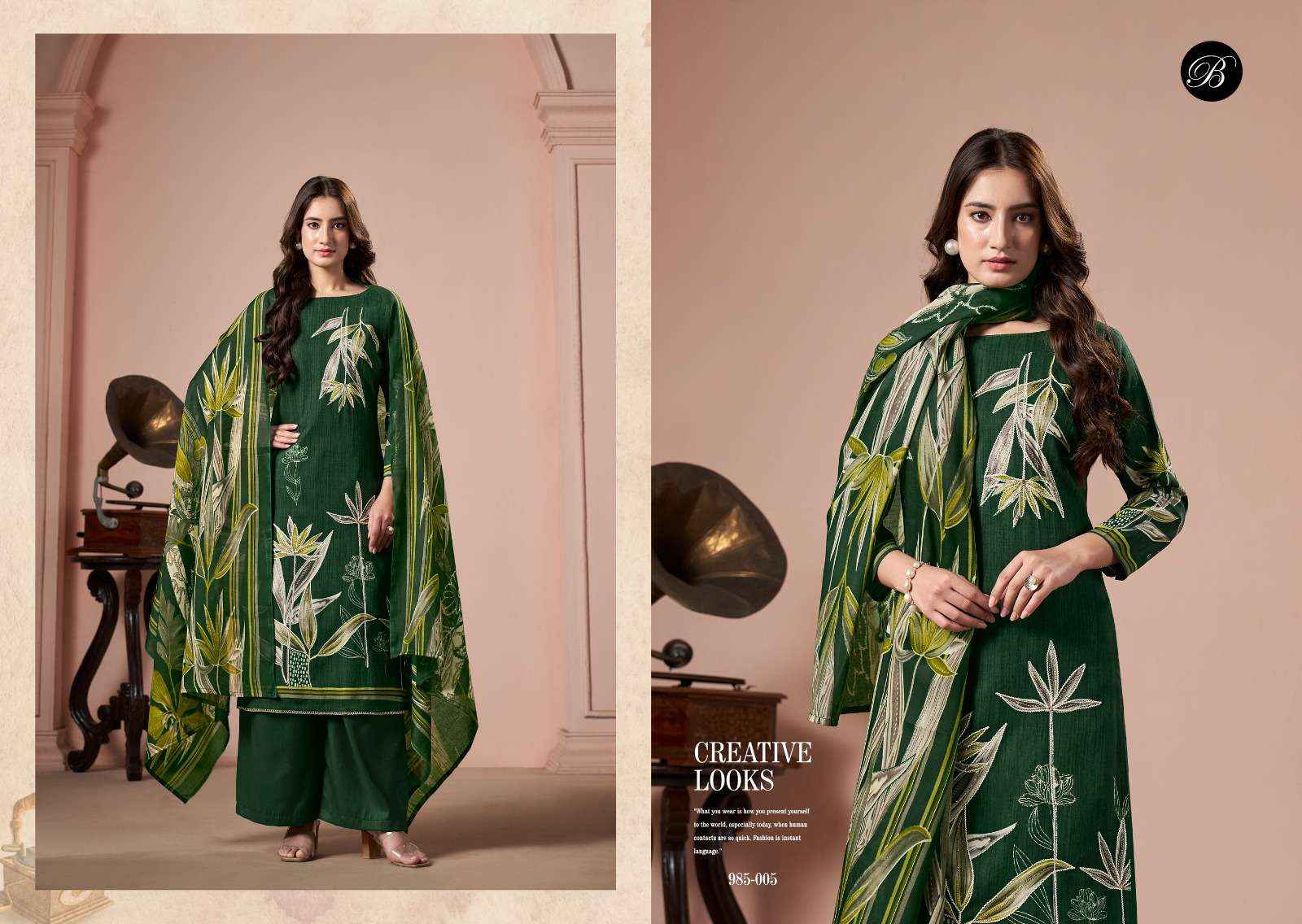 BELLIZA DESIGNER STUDIO SAMAIRA VISCOSE SALWAR KAMEEZ ( 6 PCS CATALOG )