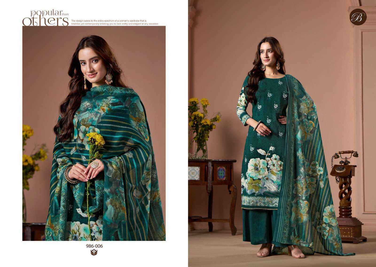 Belliza Sabaa Rayon Salwar Kameez At Wholesale Price ( 6 Pcs Catalog )