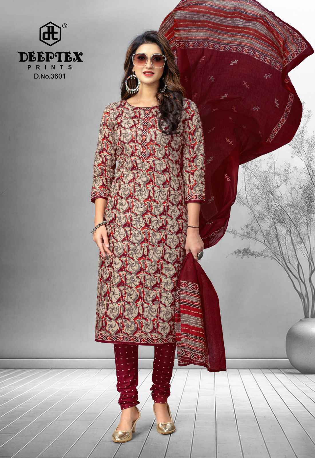 Deeptex Prints Chief Guest Vol-36 Pure Cotton Dress Material  wholesale ( 15 Pcs Catalog )